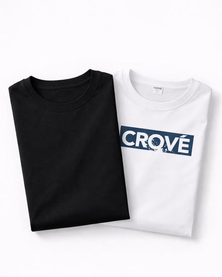 Statement Essential Pack of 2 White/Black