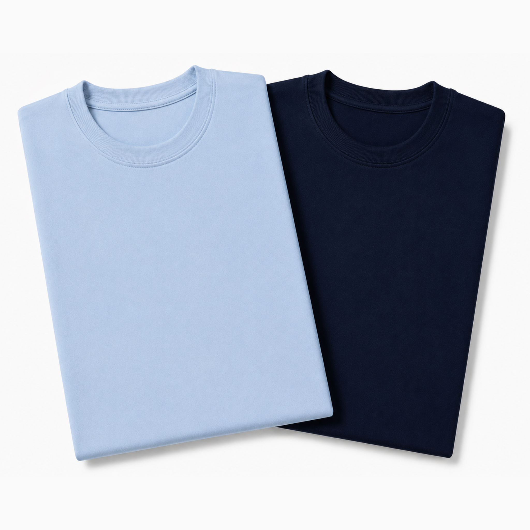 Pack of 2 Essential Icy Blue/Navy Blue