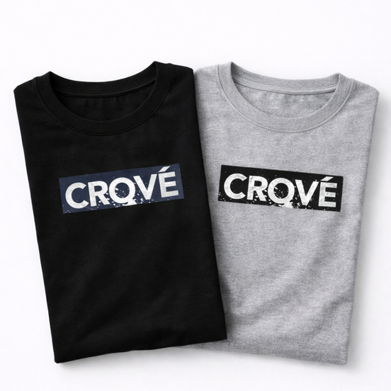 Statement Pack of 2 Black/Grey