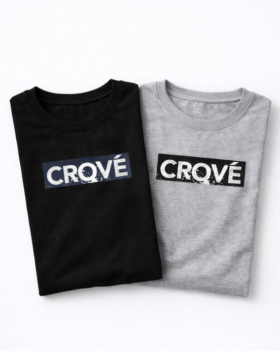 Statement Pack of 2 Black/Grey